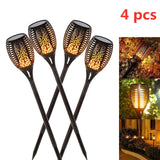 LED Solar Flame Flickering Lamp