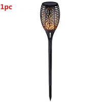 LED Solar Flame Flickering Lamp